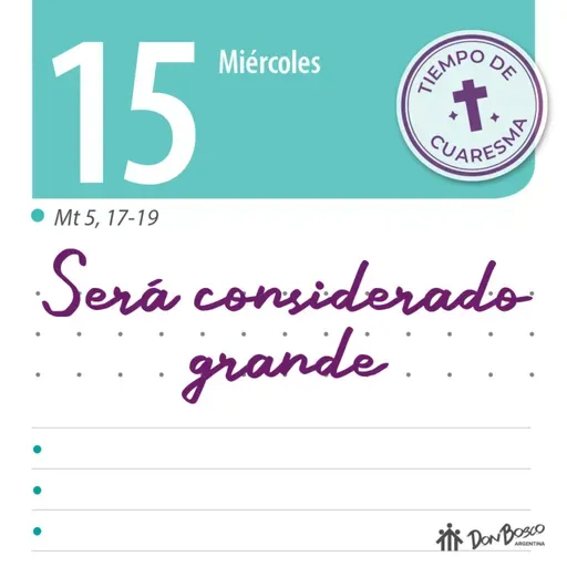 Miércoles 15 de Marzo de 2023