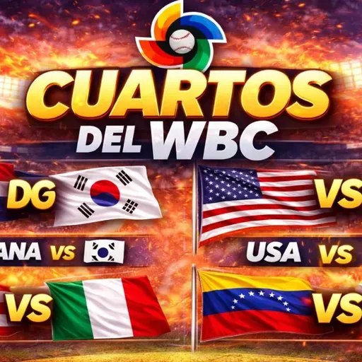 Arrancan los Cuartos del WBC ⚾ USA favorito | Dominicana vs Corea