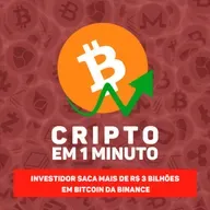 Investidor saca mais de R$ 3 bilhões em Bitcoin da Binance