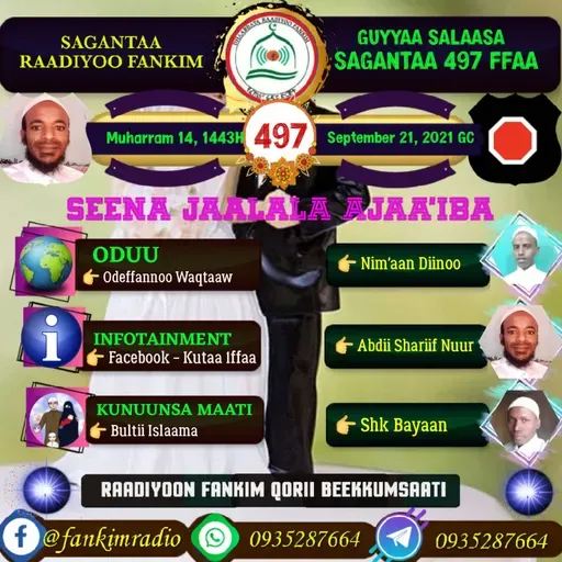 SAGANTAA RAADIYOO FANKIM 497