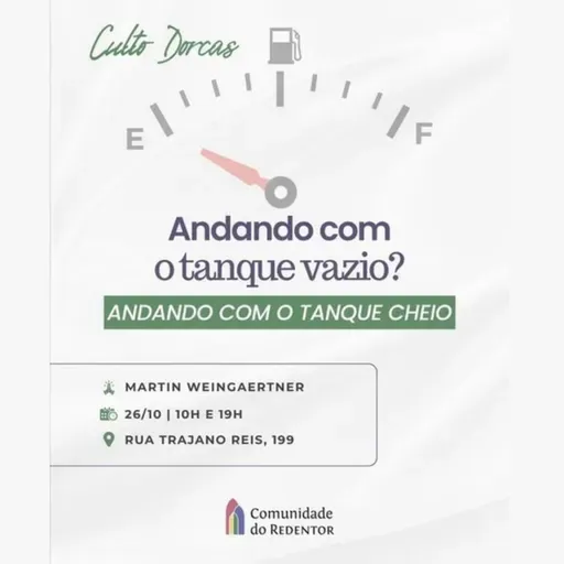 Andando Com O Tanque Vazio? Andando Com O Tanque Cheio | Martin Weingaertner