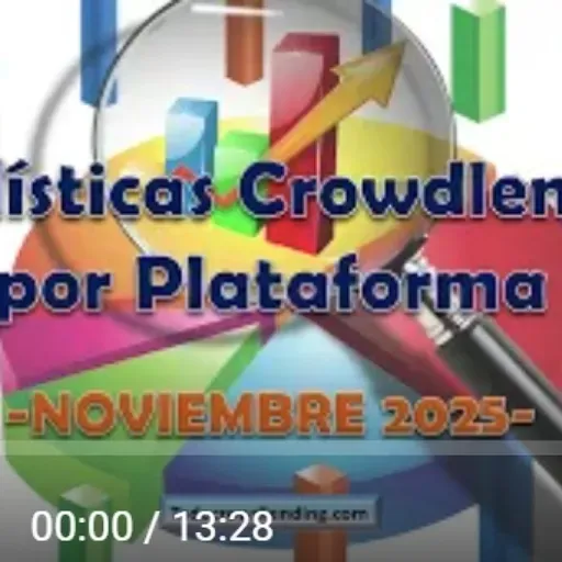 TOP MEJORES PLATAFORMAS CROWDLENDING INVERTIR 2025 - Estadísticas NOVIEMBRE