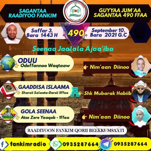SAGANTAA RAADIYOO FANKIM 490