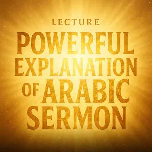 Lecture – Powerful Explanation of Arabic Sermon | Mufti Menk