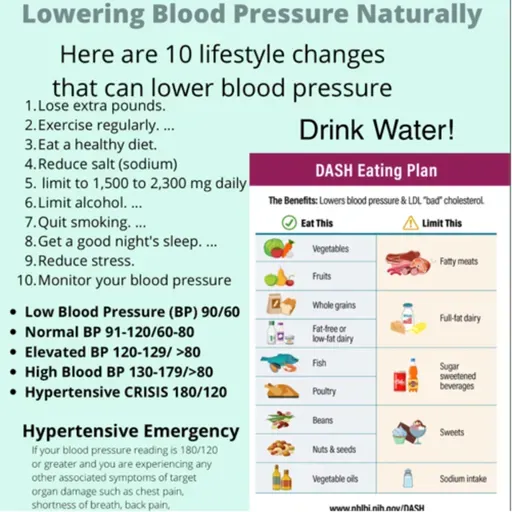 Lowering Blood Pressure Naturally 🥗