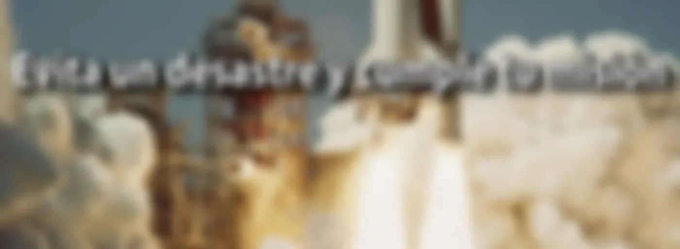 Evita un desastre y cumple tu mision