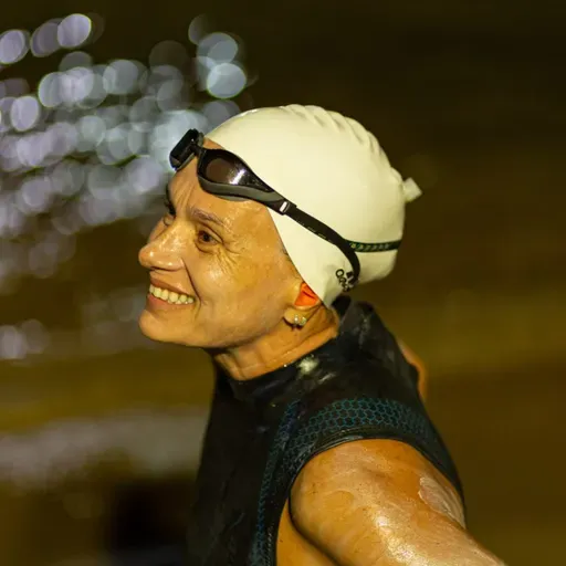 Sandra Koch: "Meu tempo é a água do mar"