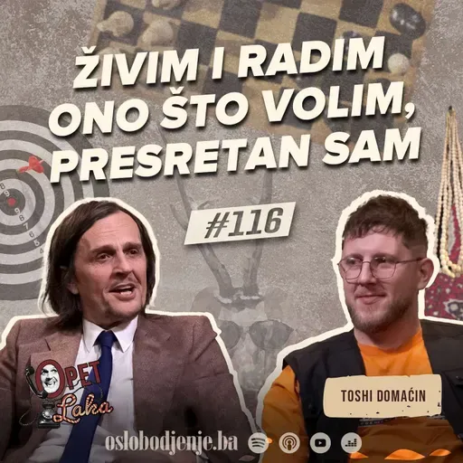Toshi Domaćin: Helem Nejse, priča koja traje - Studio je najljepše mjesto na planeti - Opet Laka 116