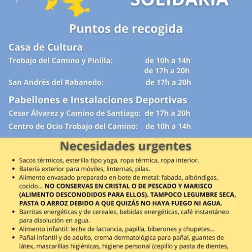 Donación de leche artificial en caso de emergencia sanitaria