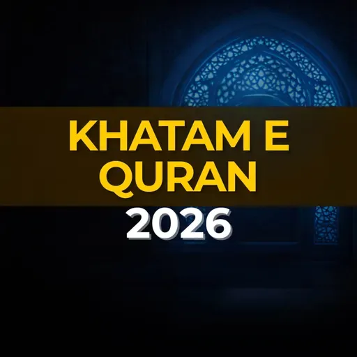 Khatam-E-Quran - 2026 | Mufti Tariq Masood Speeches 🕋