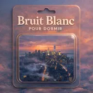 1 H Bruit Blanc pour DORMIR |  Nuit douce au dessus de la ville