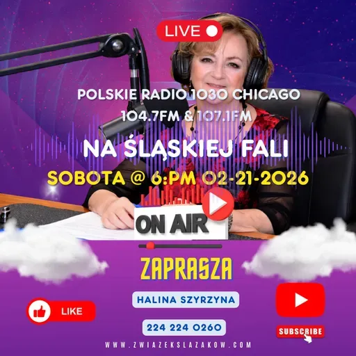 🎙️ Zaproszenie na dzisiejszą audycję „Na Śląskiej Fali” 🎙️ 02-21-26