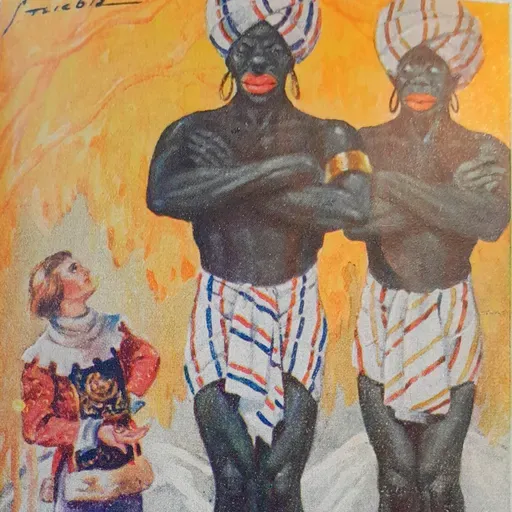 Niño hermoso del Libro de Oro