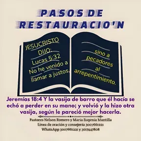 PASOS DE RESTAURACION