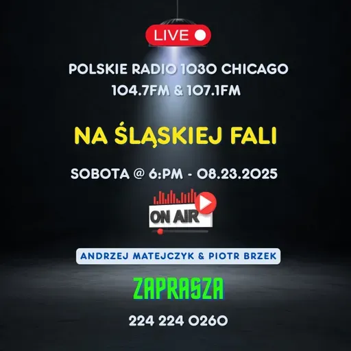 🎙️ Na Śląskiej Fali – sobotnia audycja z Andrzejem Matejczykiem i Piotrem Brzkiem 🌊