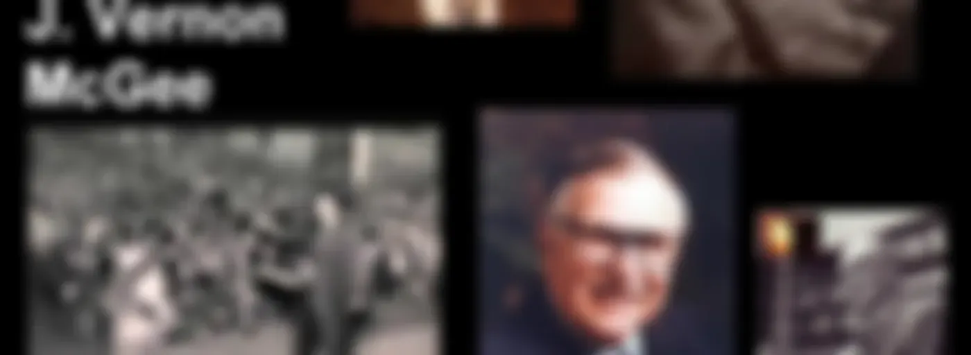 J. Vernon McGee - Antiguo Testamento P1 - Genesis-Job - Estudios Biblicos - Libro por Libro - Suscribirse Gratis Para Ver Toda la Lista