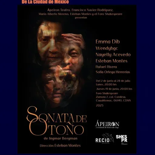 PERSONAS NO GRATAS 2507 ENTREVISTA AL TEATRO   Esteban Montes Obra de Teatro  Sonata de Otoño