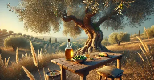 El aceite de oliva en la alimentación humana.