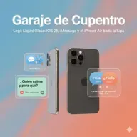 Llegó Liquid Glass y más de iOS26