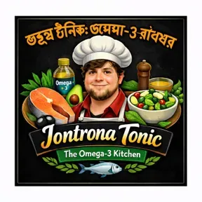 Jontrona Tonic: The Omega-3 Kitchen( জন্ত্র টনিক: ওমেগা-৩ রান্নাঘর)