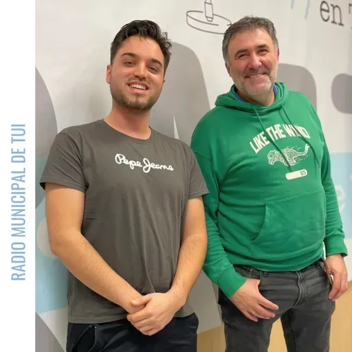 Ent. José Álvarez e Jorge Pimental, da Asociación A Insua - Nadal en Caldelas