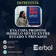 Eva Copa propone modelo mixto entre Estado y privados