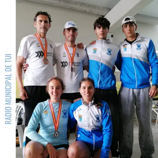 Manuel Ángel González e Carlota González do Remo do Miño - Campionato de España de Remo Absoluto