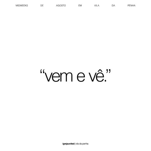 VEM E VE | PR. ROBERTO FARIAS | 21/08/25