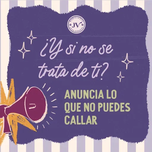 ¿Y si no se trata de ti? Anuncia lo que no puedes callar