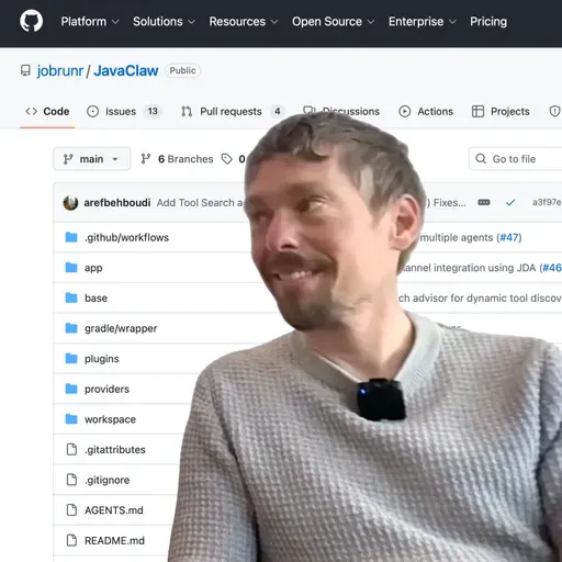 Ronald Dehuysser, founder of JobRunr, on their ambitious new ”ClawRunr”-like agent runtime