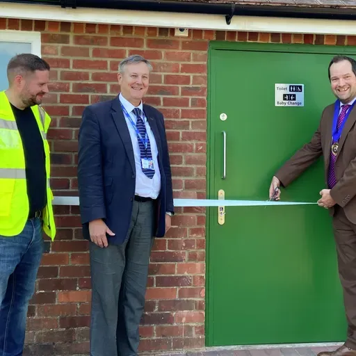 Visitors to Petersfield Heath can enjoy the new refurbished toilets