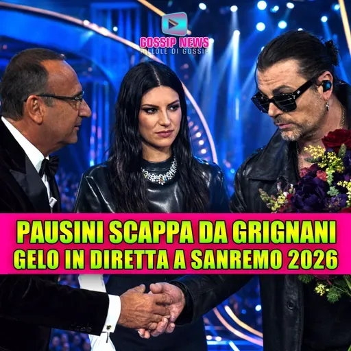Grignani e Pausini, gelo a Sanremo 2026: la battuta del cantante in diretta durante la serata cover