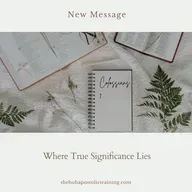 Where True Significance Lies