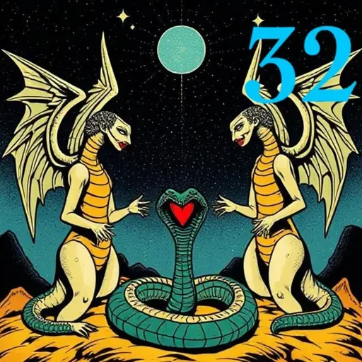 Buenos presagios, 32 (voz humana)
