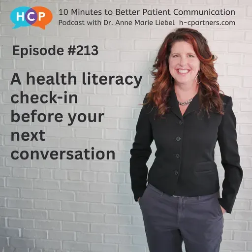 A health literacy check-in before your next conversation