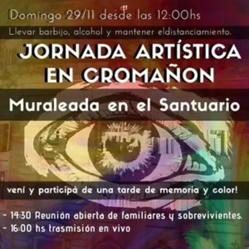 Silvia Bignami- Movimiento Cromañón: "Jornada artística y Muraleada por la patrimonialización"