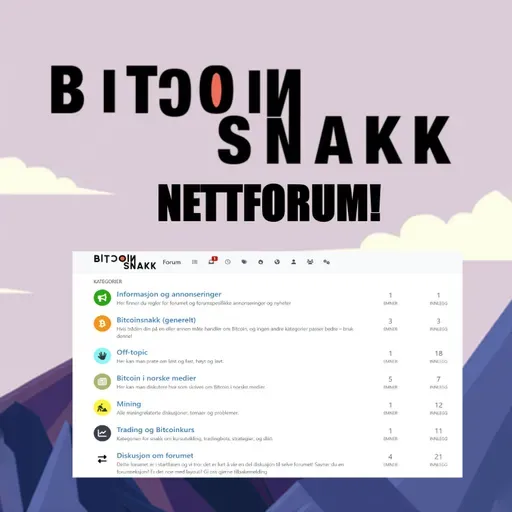 Bitcoinsnakk lanserer nettforum!