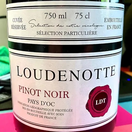 Loudenotte Pays D’Oc Pinot Noir 2024