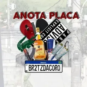 Nota placa trem