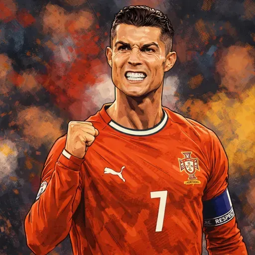 The Story of Christiano Ronaldo in Easy English