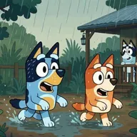 💙 BLUEY - El Día Que la Lluvia Se Quedó 🌧️ | Audiocuentos