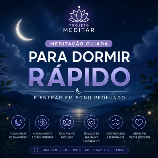 Meditação Guiada para Dormir Rápido e Entrar em Sono Profundo
