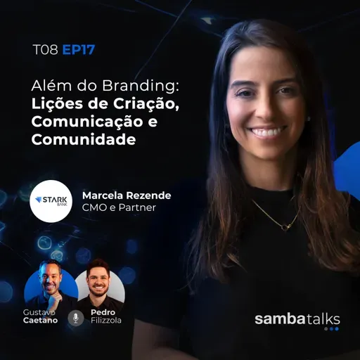 T08E017 Além do Branding: Lições de Criação, Comunicação e Comunidade com Marcela Rezende