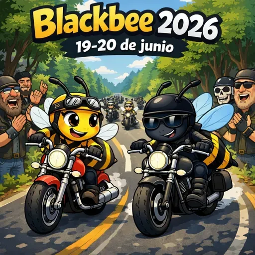 BLACKBEE CON: Meghan Nacher y Suso Corrales de Motocronicas
