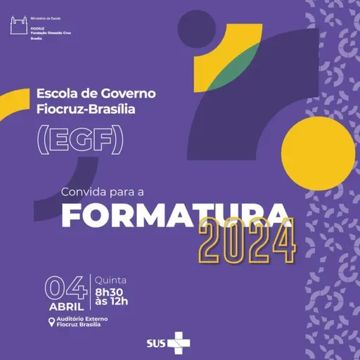 AD - Convite: Formatura EGF-Brasília - 2024