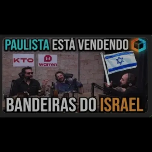 Paulista está vendendo bandeiras do Israel | Cortes do Caixa Preta