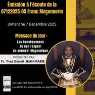 Emission à l'écoute de la Franc Maçonnerie 2026-01-04 08:00