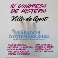 8 de Noviembre, IV Congreso de Misterio Villa de Agost.