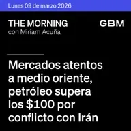 THE MORNING 09-03-26 | Mercados atentos a Medio Oriente, Petróleo supera los $100 por conflicto con Irán; y atención al dato de inflación en México para febrero.