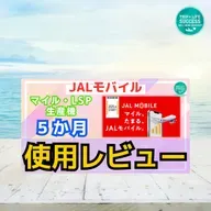 【マイル LSP が貯まる】JALモバイル 使用感レビュー！